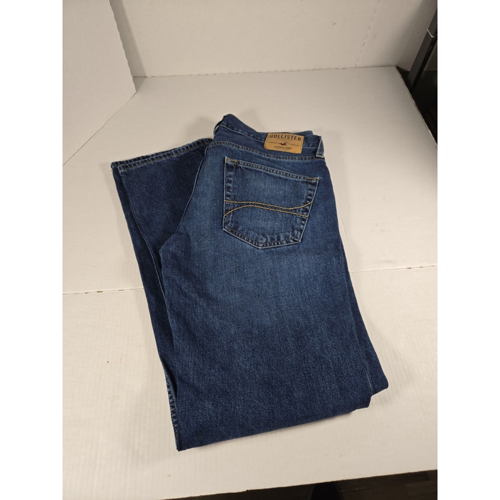 Hollister Jeans Men 32x34 Classic Straight Leg Cotton